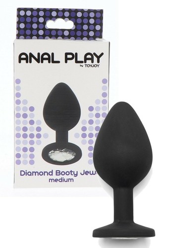 Plug nero silicone fallo - plug,